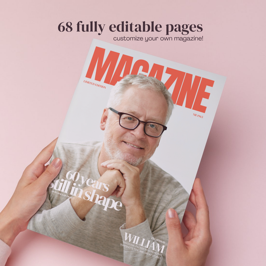 Magazine Dad Canva Template