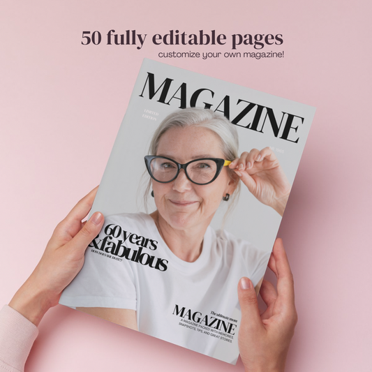 Magazine Mom Canva Template