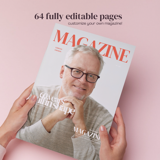 Magazine Dad Canva Template