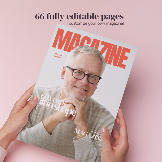 Magazine Dad Canva Template