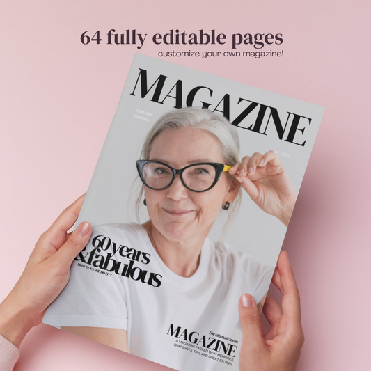 Magazine Mom Canva Template